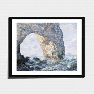 Art Print, Minimalist Rocky Seascape